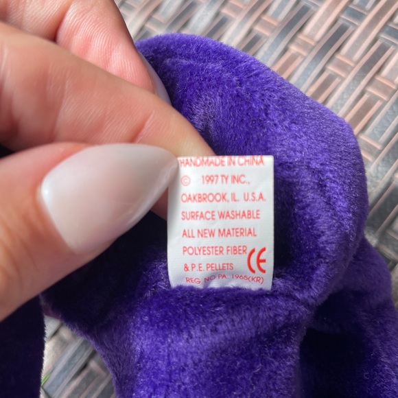 Rare 1997 Ty Princess Diana Beanie Baby P.E. Pellets NO Space TY 1997 - Picture 6 of 11